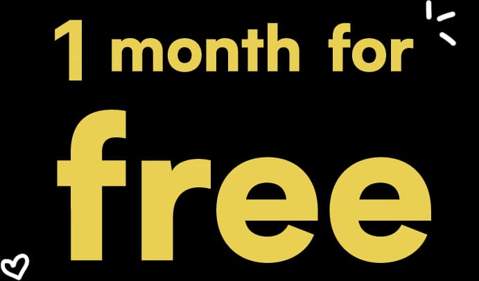 Bookkeeping free month promotion