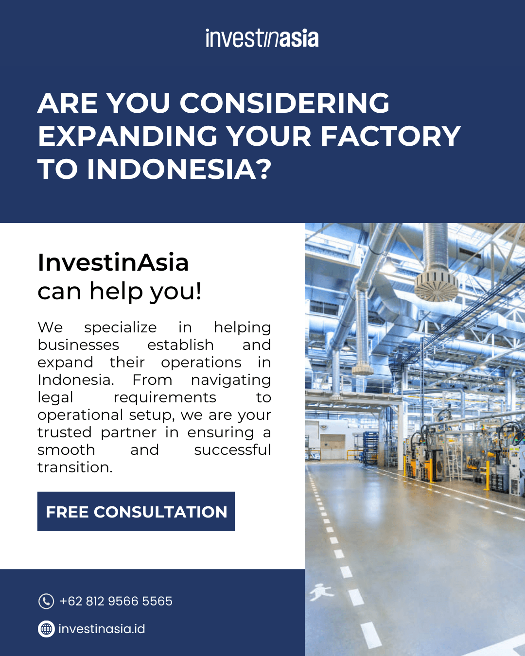 Factory expansion to Indonesia promotion by InvestinAsia
