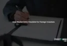 Asia Market Entry Checklist for Foreign Investors