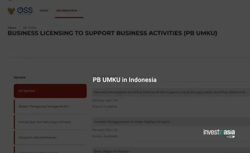 What Is PB-UMKU in Indonesia? Supporting Licences for Specific Business Activities